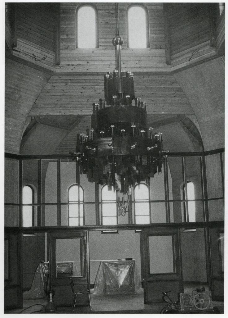 Iconostase in opbouw